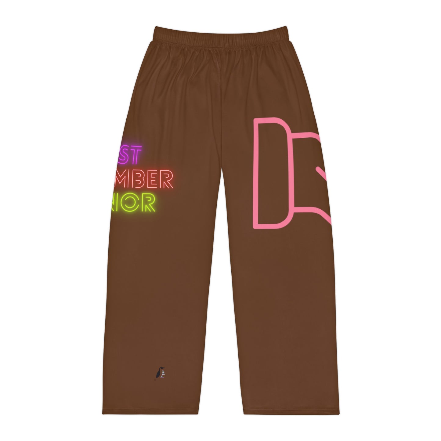 Men's Pajama Pants: Fight Cancer Brown