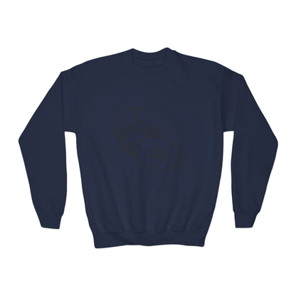 Youth Crewneck Sweatshirt: Football 