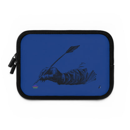 Laptop Sleeve: Writing Dark Blue