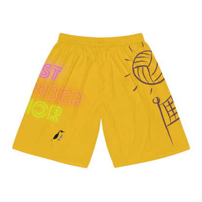 Basketball Shorts: Volleyball Yellow