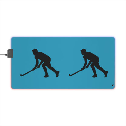 LED Gaming Mouse Pad: Hockey Turquoise