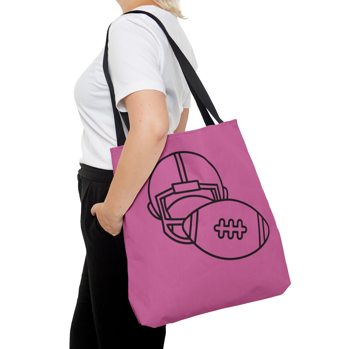 Tote Bag: Football Lite Pink