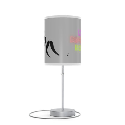 Lamp on a Stand, US|CA plug: Wrestling Lite Grey