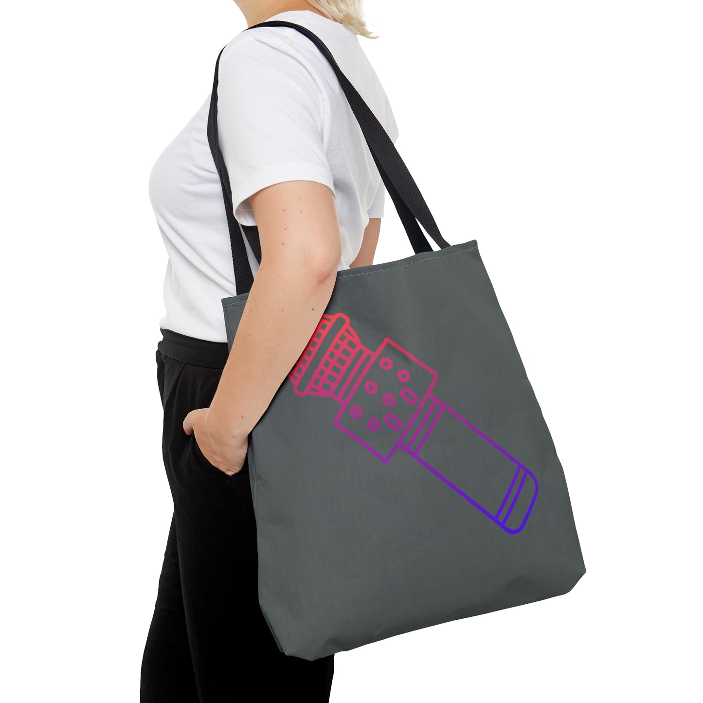 Tote Bag: Music Dark Grey