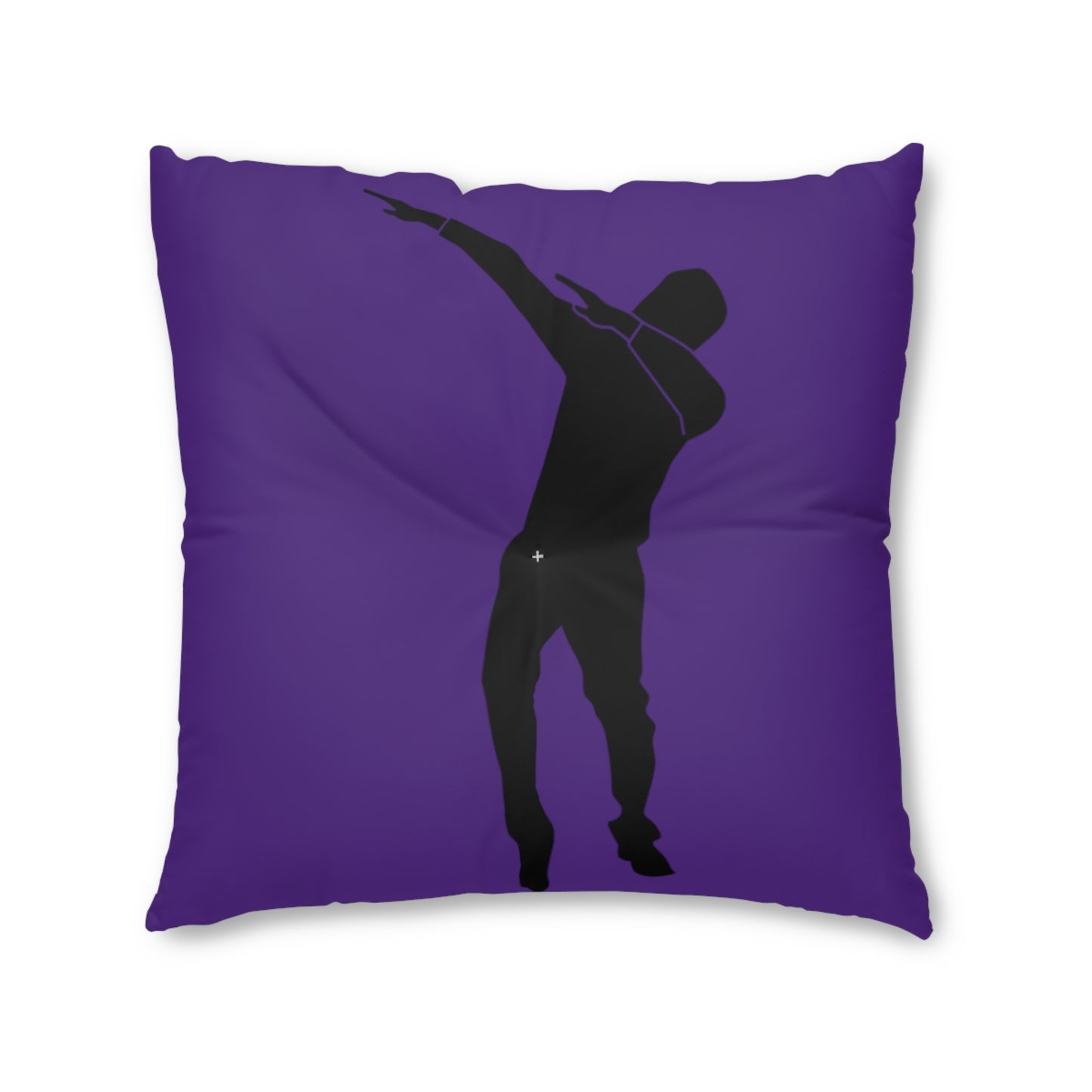 Tufted Floor Pillow, Square: Dance Purple