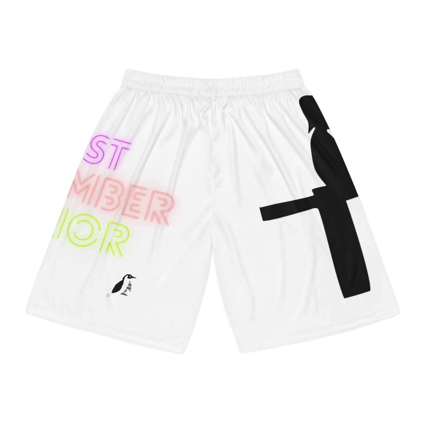 Basketball Shorts: Fishing White