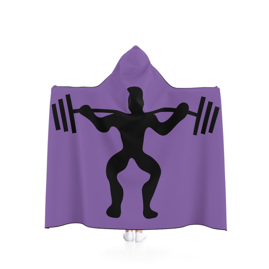 Hooded Blanket: Weightlifting Lite Purple