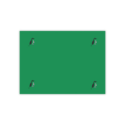 Post-it® Note Pads: Crazy Penguin World Logo Dark Green