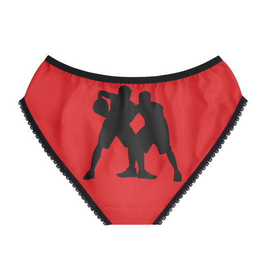 Women's Briefs: Basketball Red