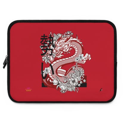 Laptop Sleeve: Dragons Dark Red