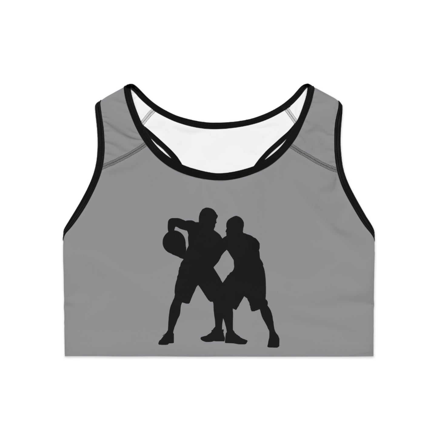 Sports Bra: Basketball Grey