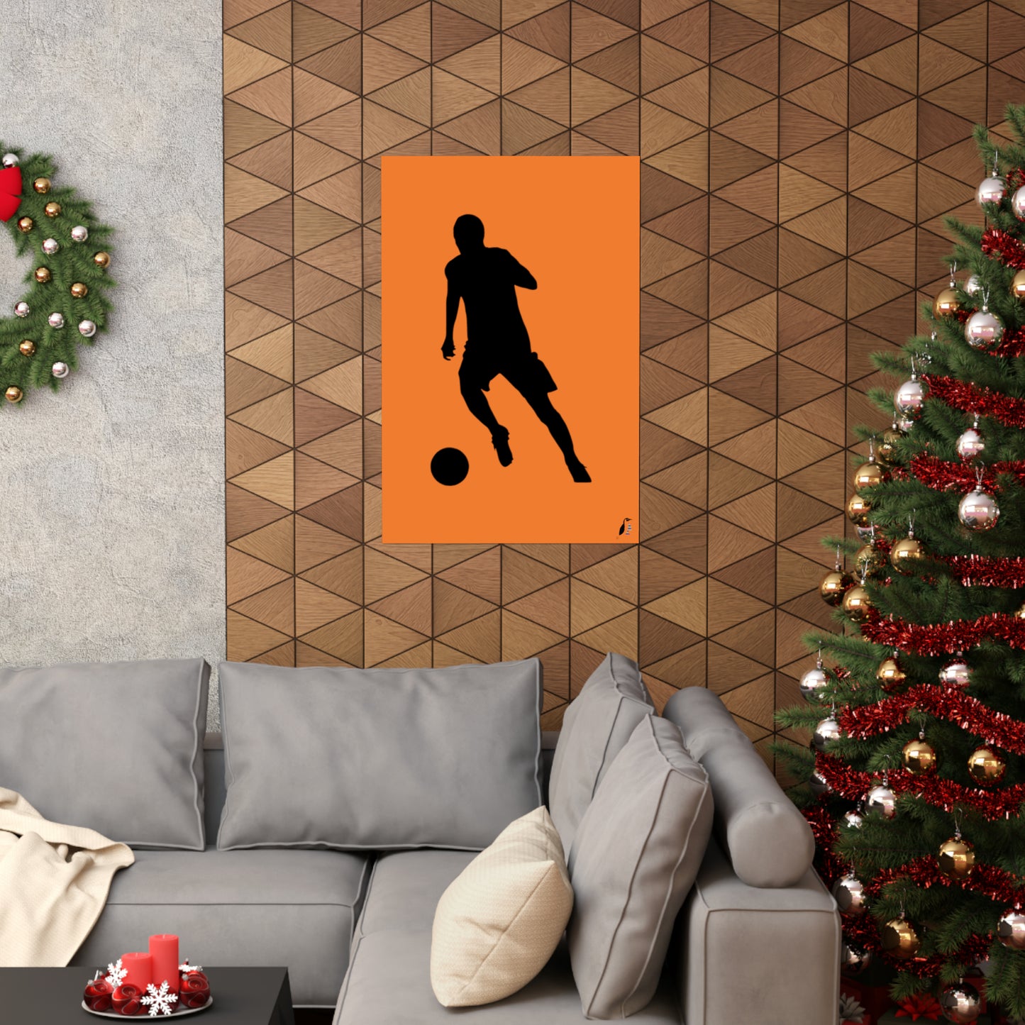 Premium Matte Vertical Posters: Soccer Crusta