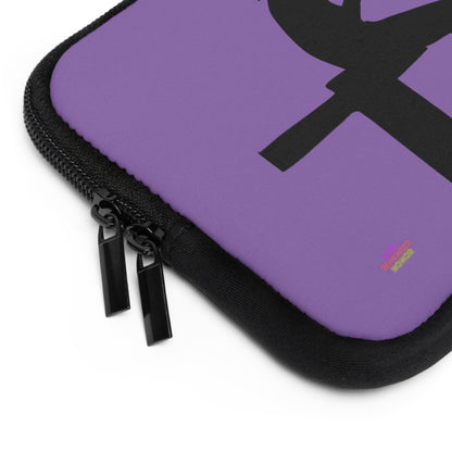 Laptop Sleeve: Fishing Lite Purple