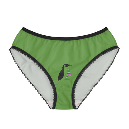 Women's Briefs: Wolves Green