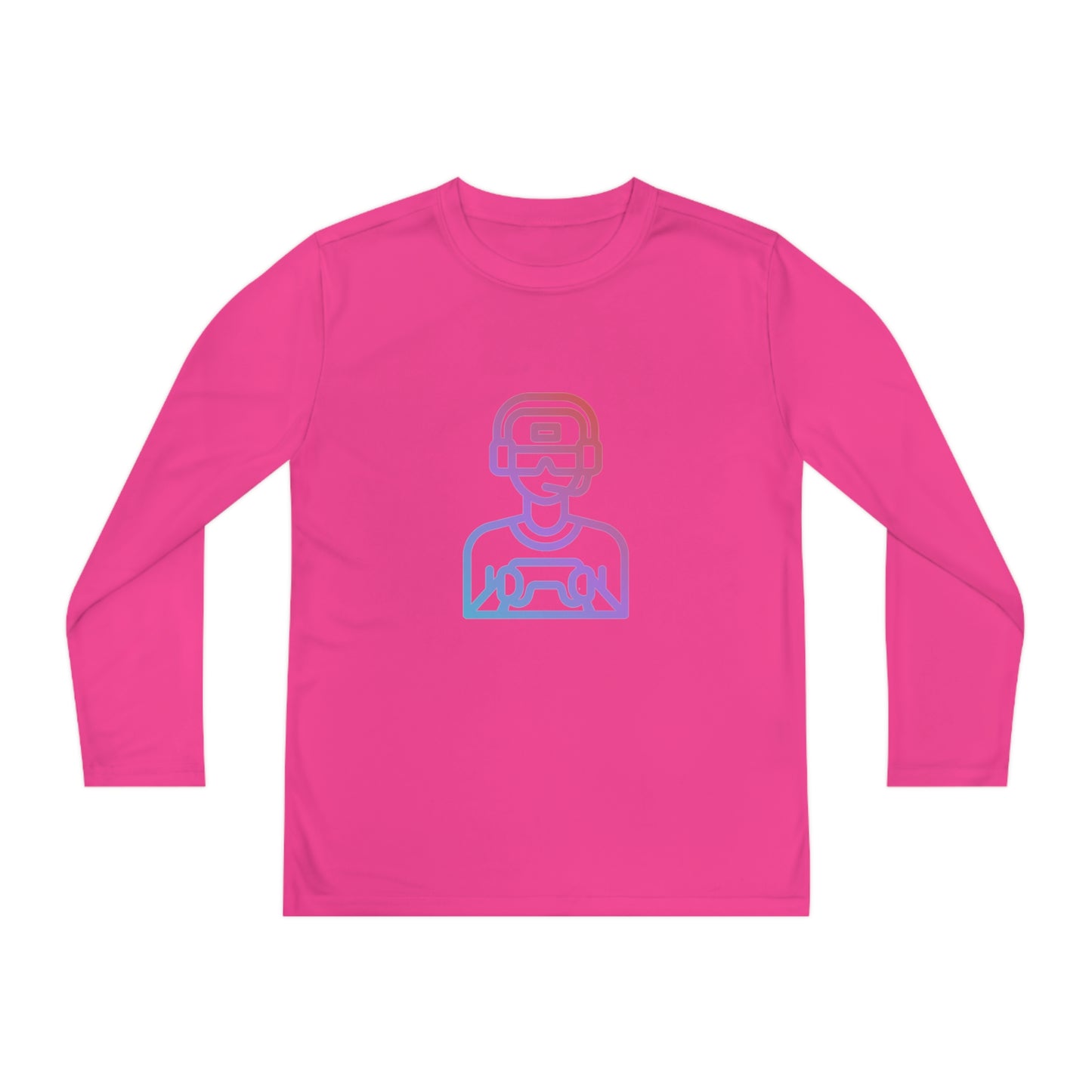 Youth Long Sleeve Competitor Tee: Gaming