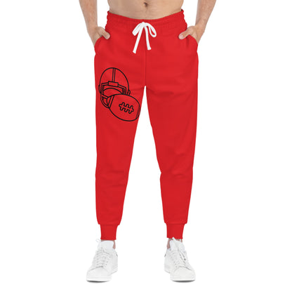 Athletic Joggers: Football Red