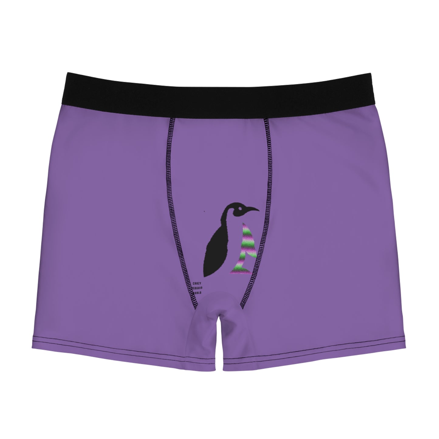 Men's Boxer Briefs: LGBTQ Pride Lite Purple