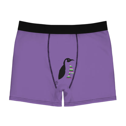 Men's Boxer Briefs: LGBTQ Pride Lite Purple