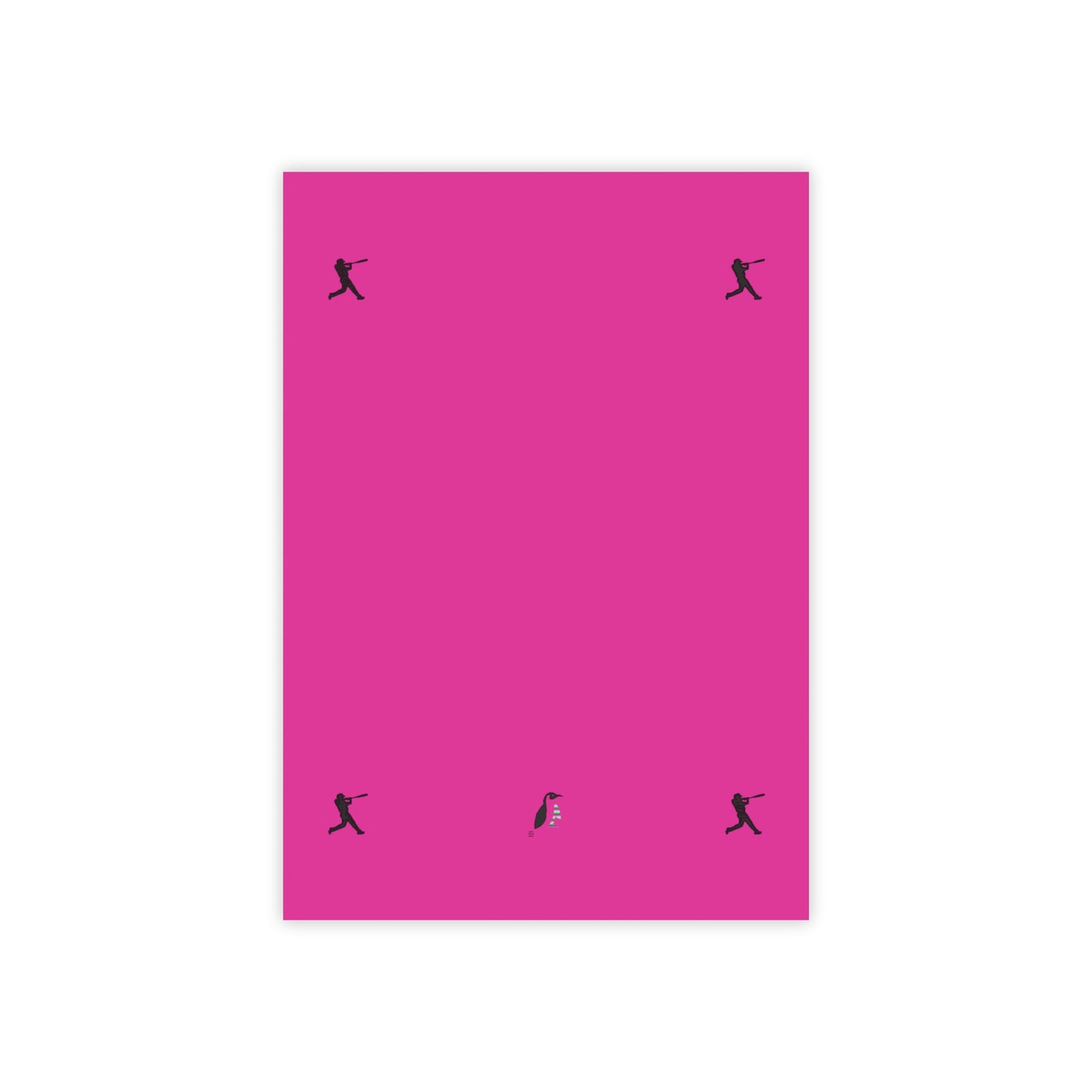 Post-it® Note Pads: Baseball Pink