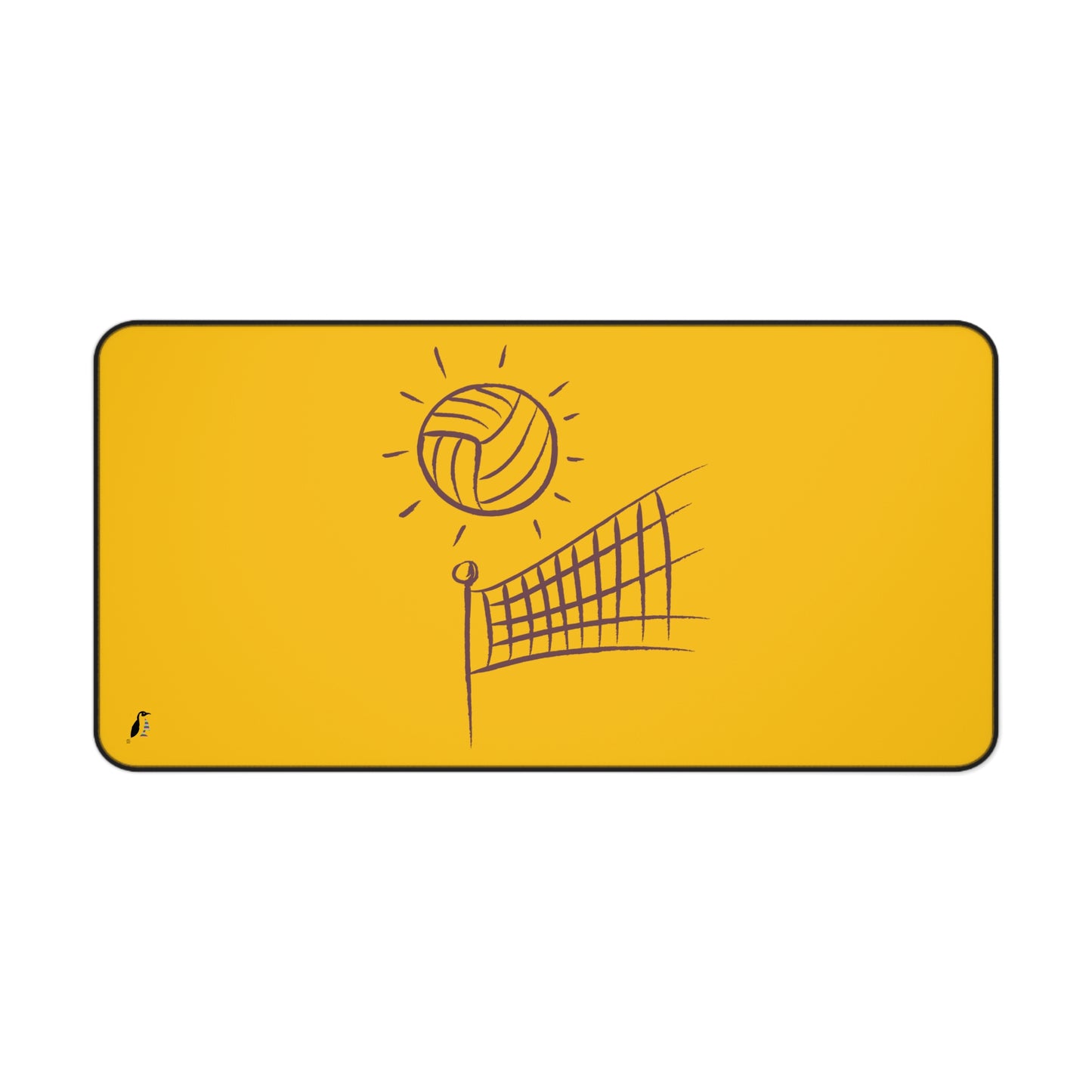 Desk Mat: Volleyball Yellow