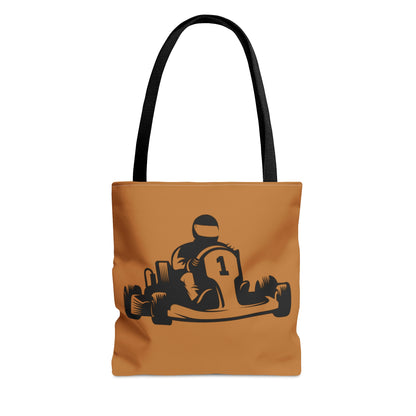 Tote Bag: Racing Lite Brown