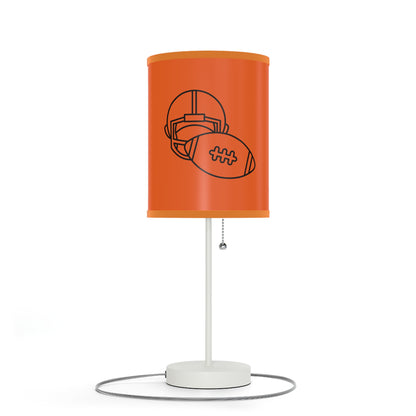 Lamp on a Stand, US|CA plug: Football Orange 