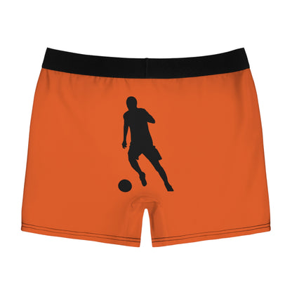 Men's Boxer Briefs: Soccer Orange