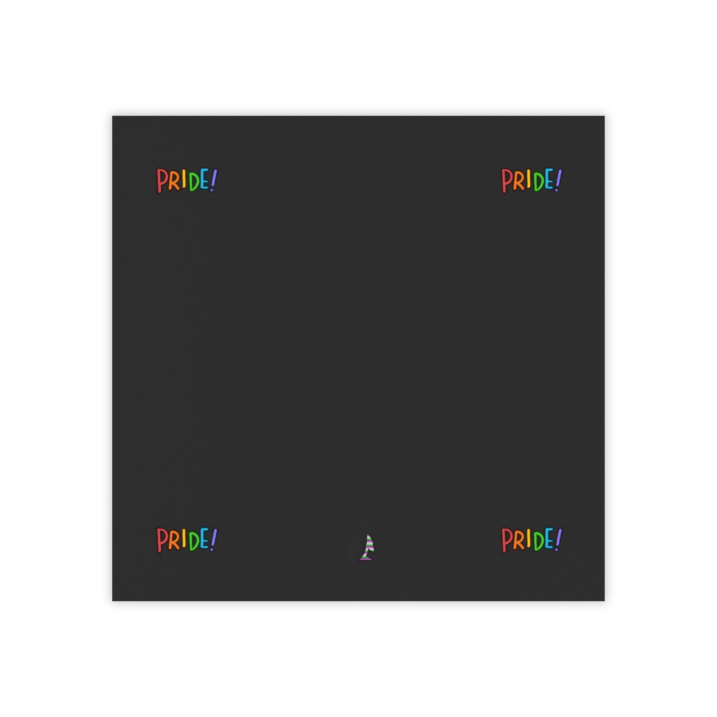 Post-it® Note Pads: LGBTQ Pride Black