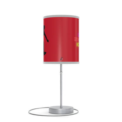 Lamp on a Stand, US|CA plug: Skateboarding Dark Red