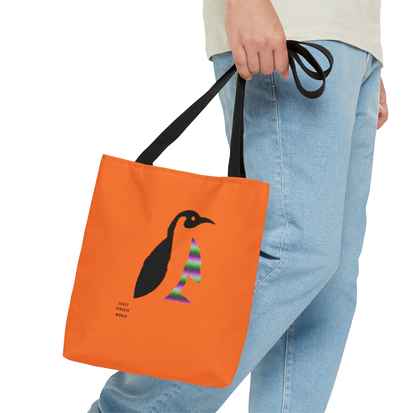 Tote Bag: Crazy Penguin World Logo Crusta