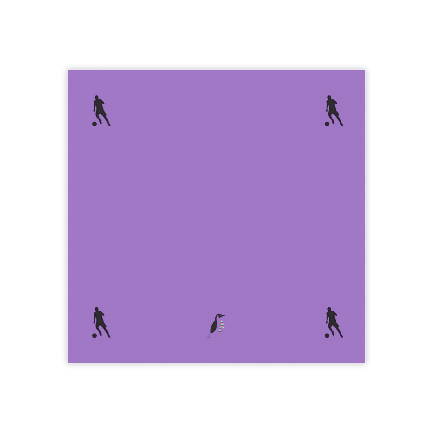 Post-it® Note Pads: Soccer Lite Purple