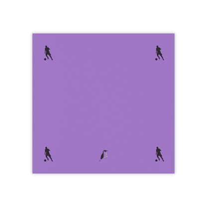 Post-it® Note Pads: Soccer Lite Purple