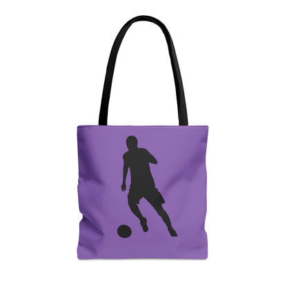 Tote Bag: Soccer Lite Purple