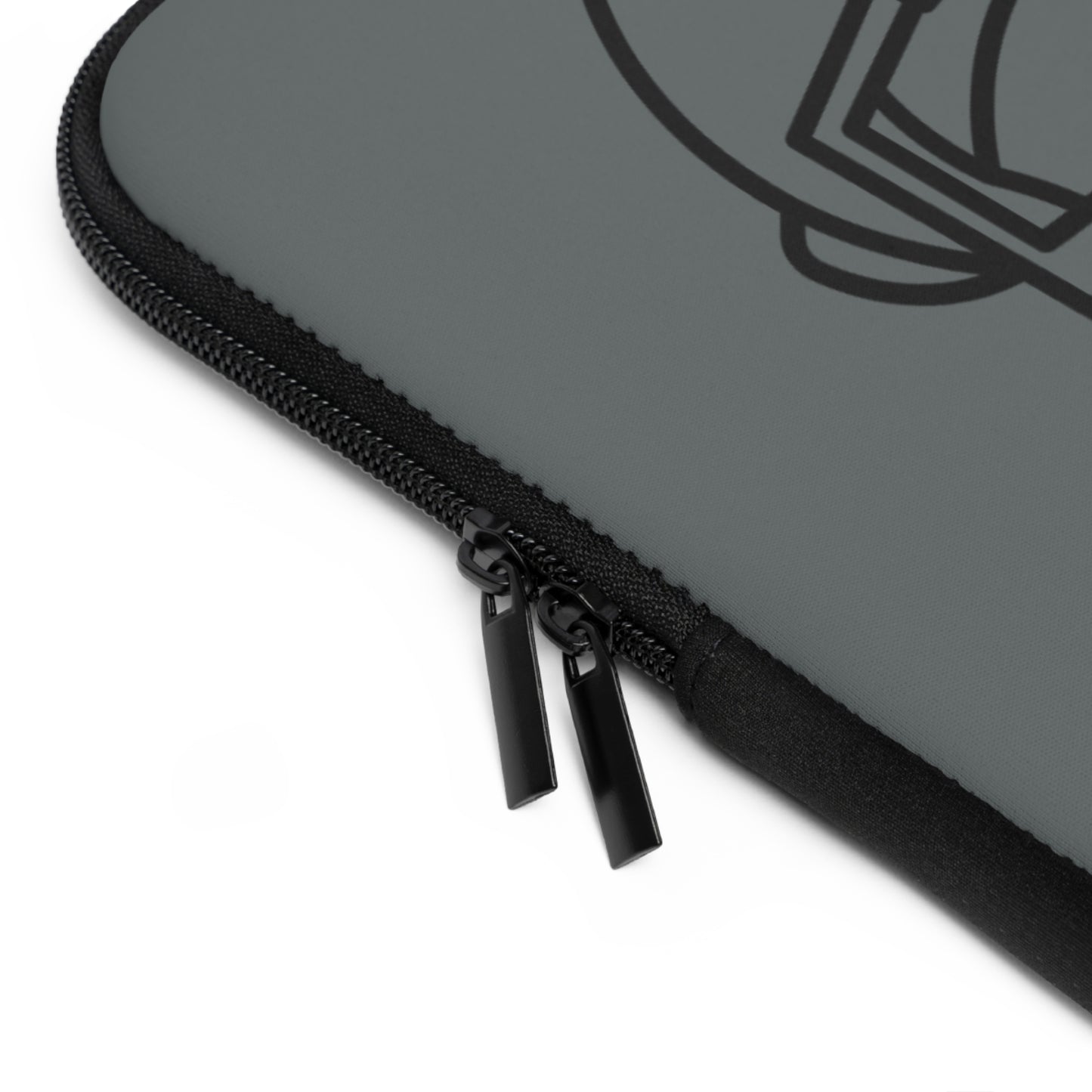 Laptop Sleeve: Football Dark Grey