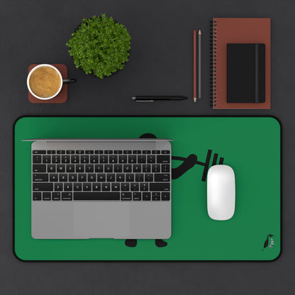 Desk Mat: Weightlifting Dark Green