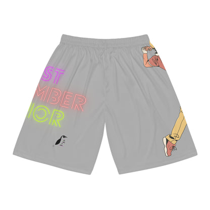 Basketball Shorts: Golf Lite Grey