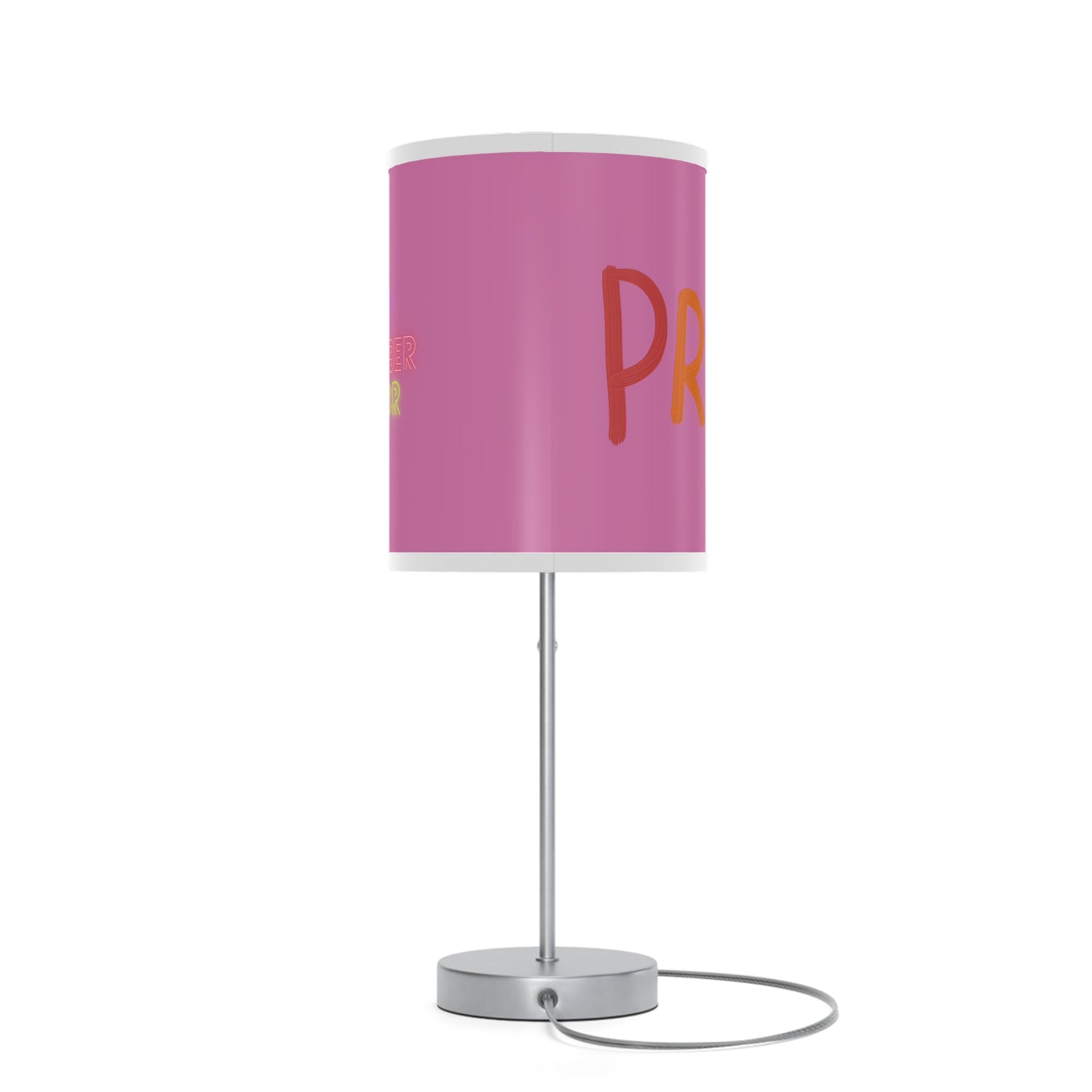 Lamp on a Stand, US|CA plug: LGBTQ Pride Lite Pink 