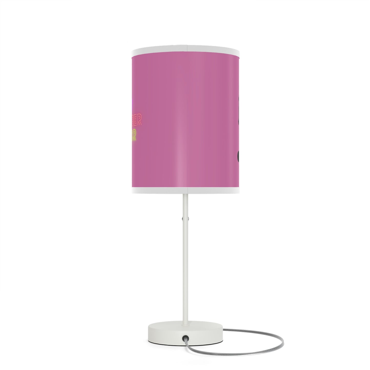 Lamp on a Stand, US|CA plug: Soccer Lite Pink