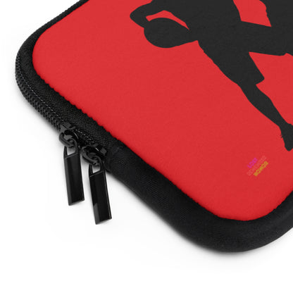 Laptop Sleeve: Basketball Red