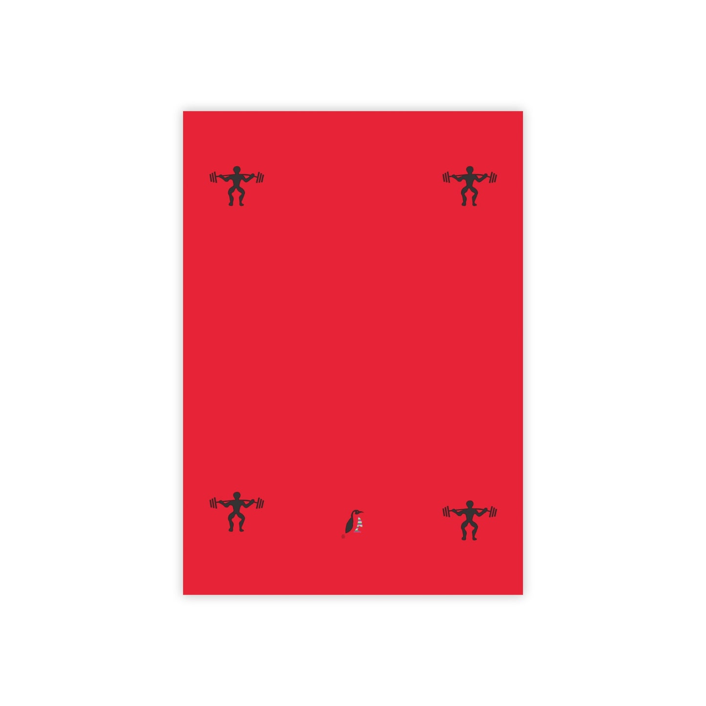 Post-it® Note Pads: Weightlifting Dark Red