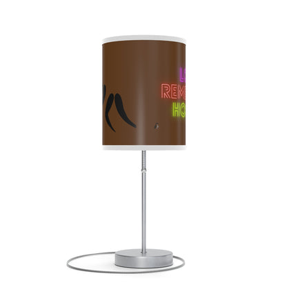 Lamp on a Stand, US|CA plug: Wrestling Brown