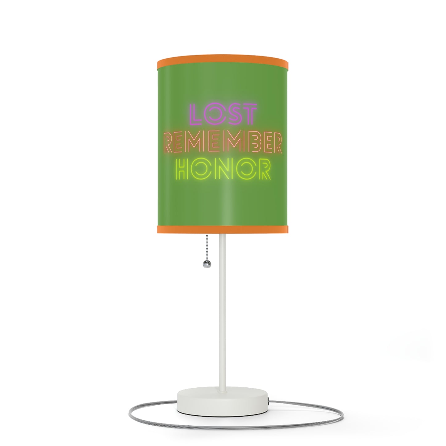 Lamp on a Stand, US|CA plug: Weightlifting Green