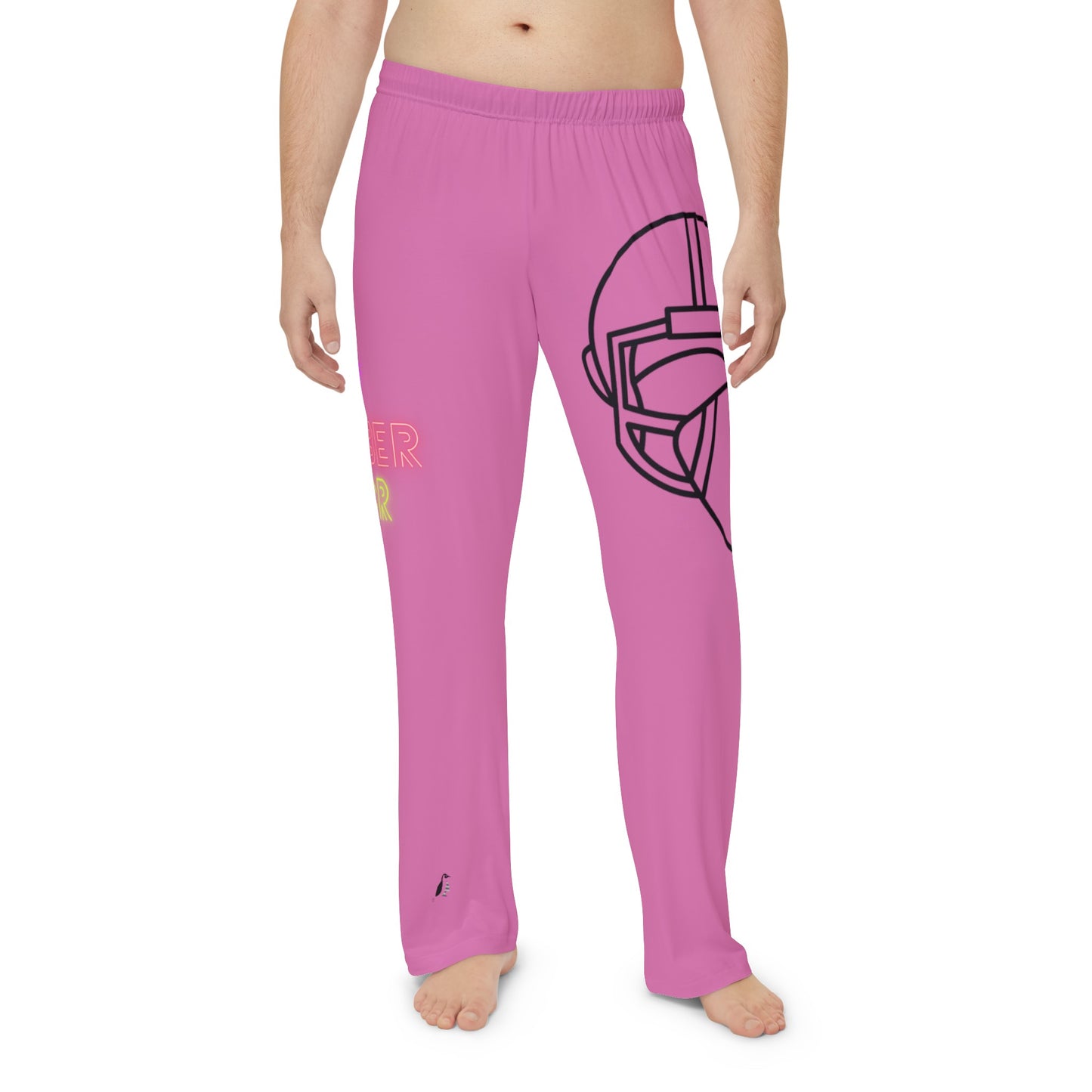 Panlalaking Pajama na Pantalon: Football Lite Pink 