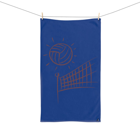 Hand Towel: Volleyball Dark Blue