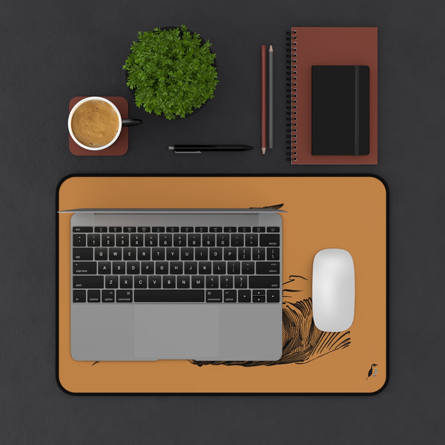 Desk Mat: Writing Lite Brown