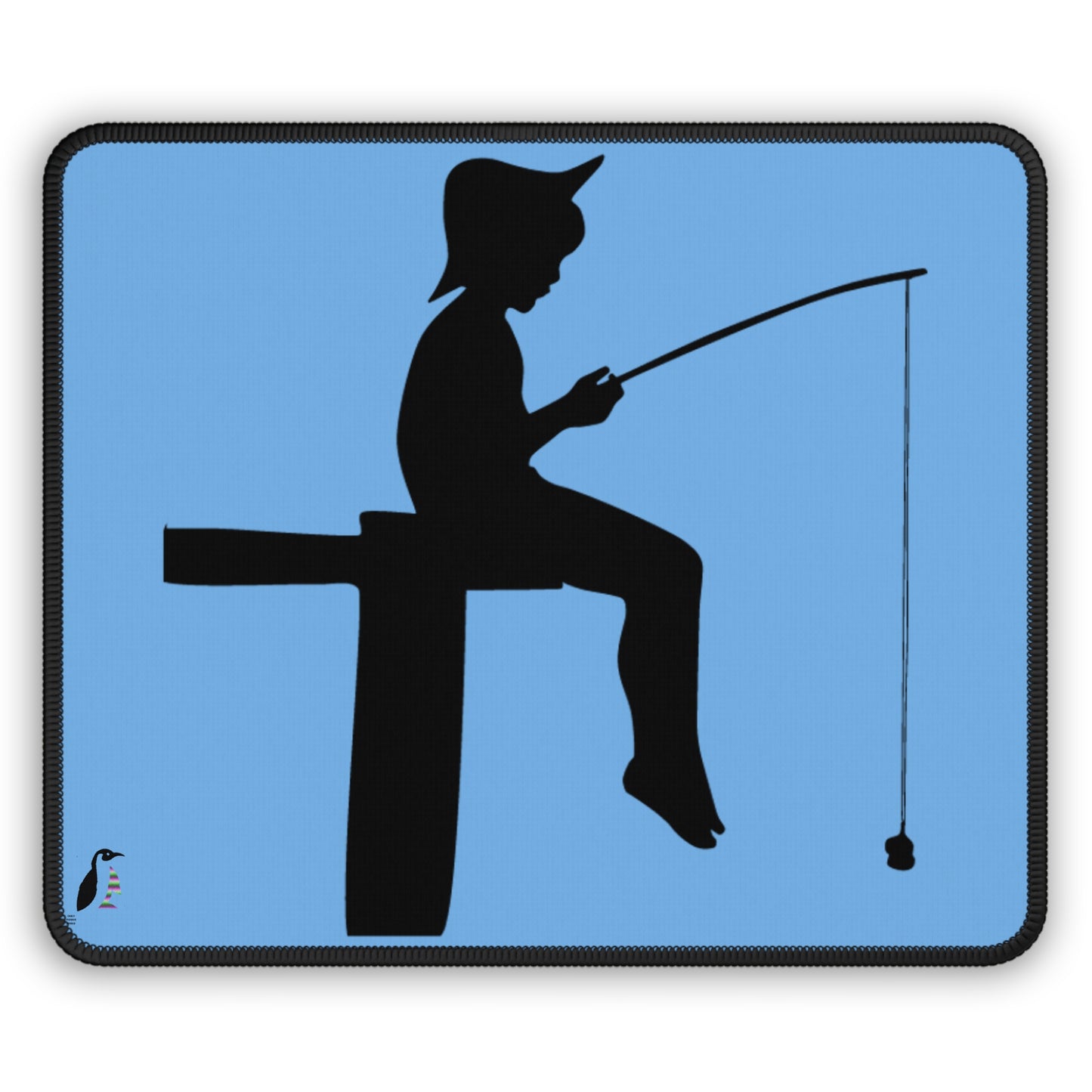 Gaming Mouse Pad: Fishing Lite Blue