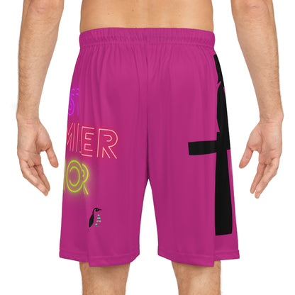 Basketball Shorts: Fishing Pink