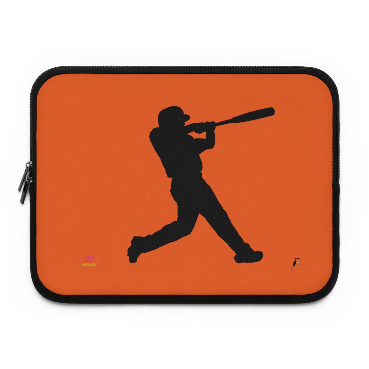 Laptop Sleeve: Baseball Orange