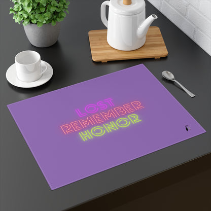 Placemat, 1pc: Lost Remember Honor Lite Purple