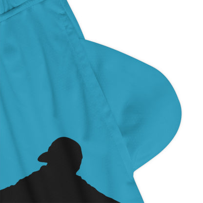 Basketball Rib Shorts: Skateboarding Turquoise